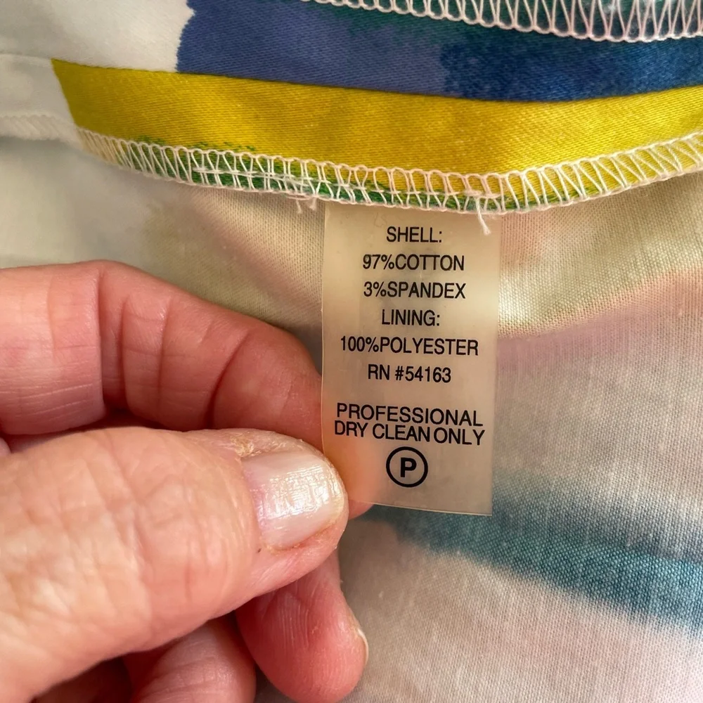 Calvin Klein Multicolored Dress, Size 2